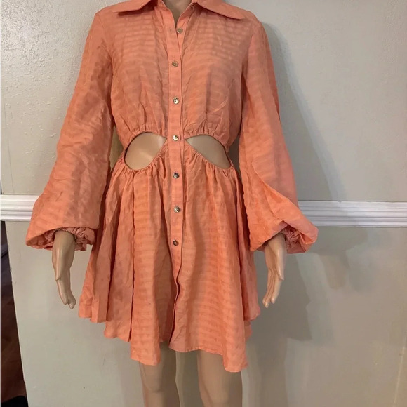 CULT GAIA
Ilaria Mini Dress In Orange size Small - Picture 3 of 9
